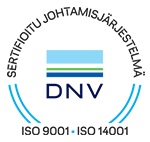 Sertifioitu johtamisjärjestelmä Iso 9001 - Iso 14001